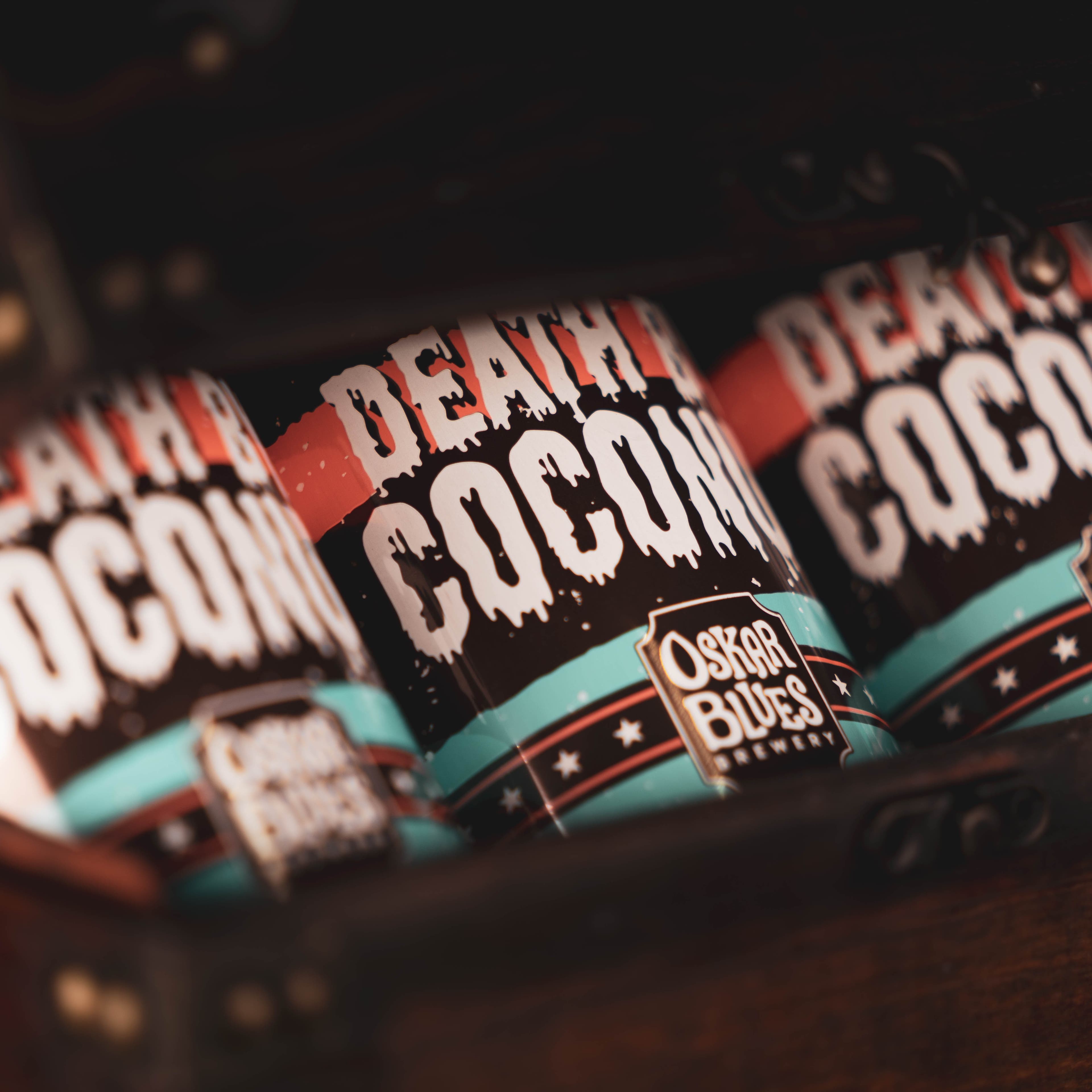 Death By Coconut beer cans