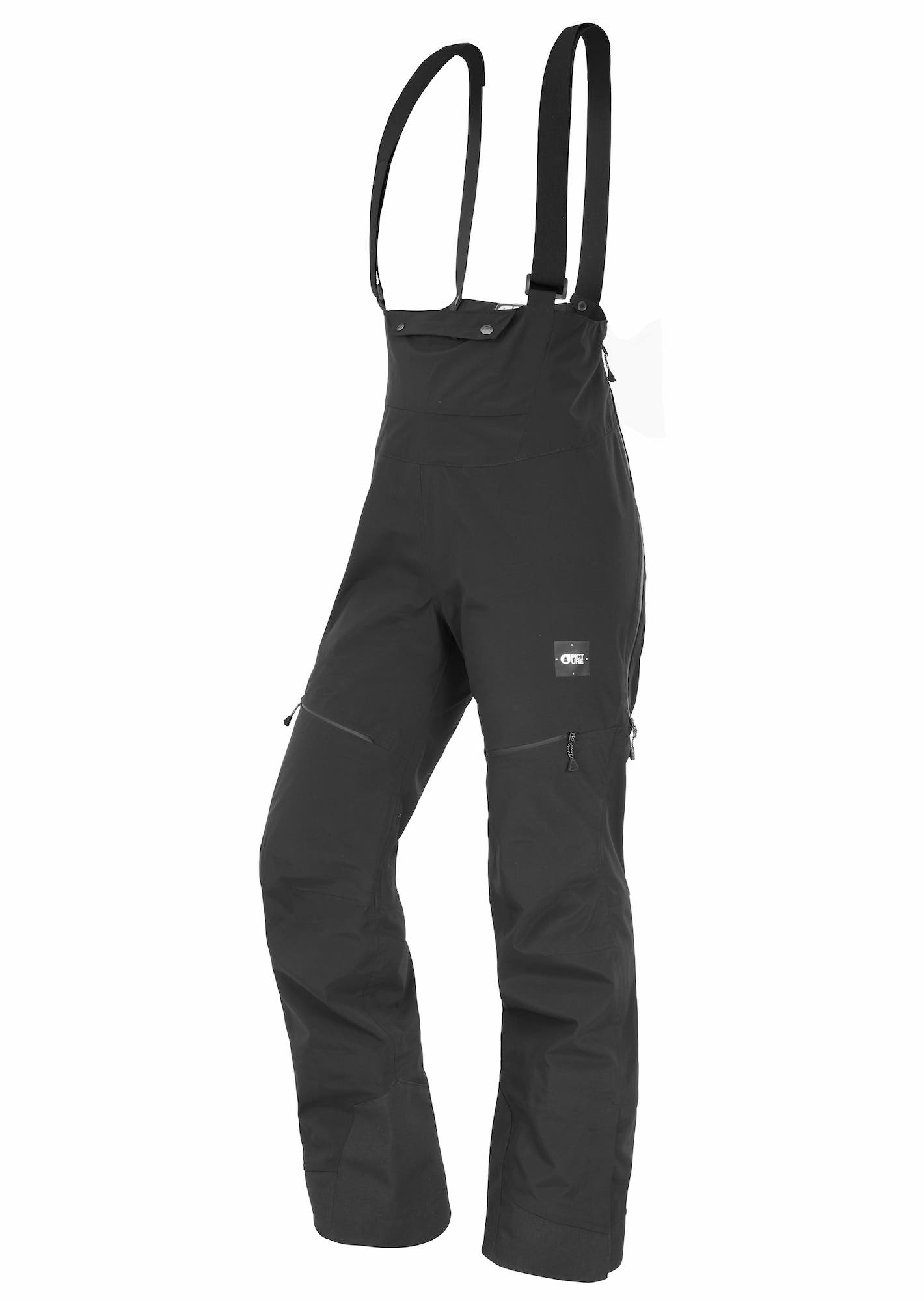 WPT070_AERONBIB_ABLACK_F Women's Picture Organic Aero Bib Ski Pant