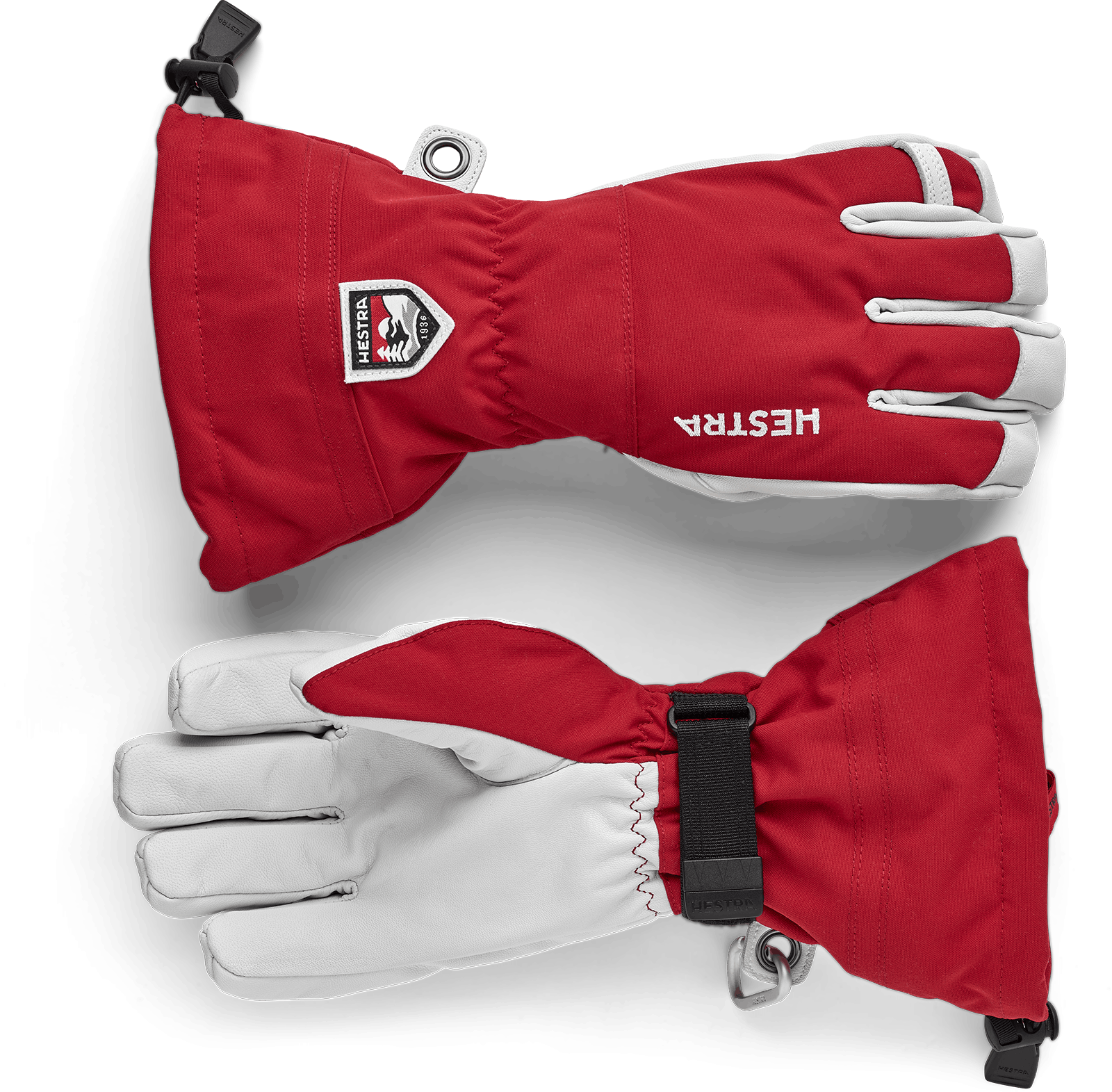 Hestra Army Leather Heli Ski Glove, Red