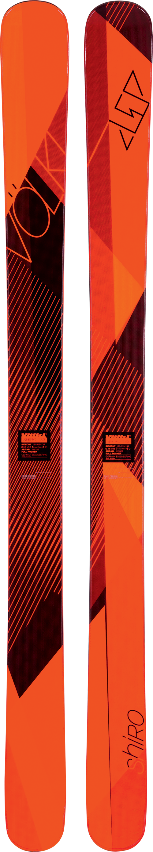 VOLKL SHIRO 173cm 151－119－135 フリーライドスキー VOLKL SHIRO 173cm 151－119－135 フリーライドスキー