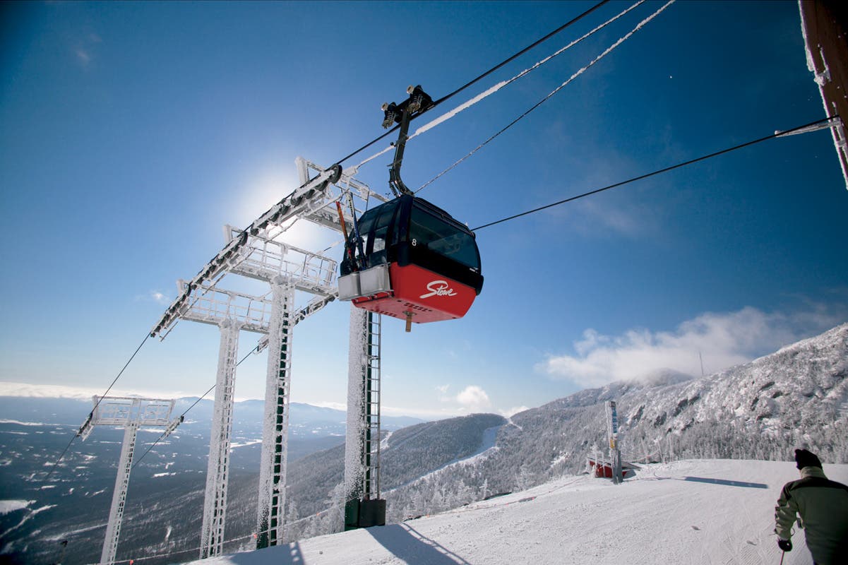 Stowe Mountain gondola