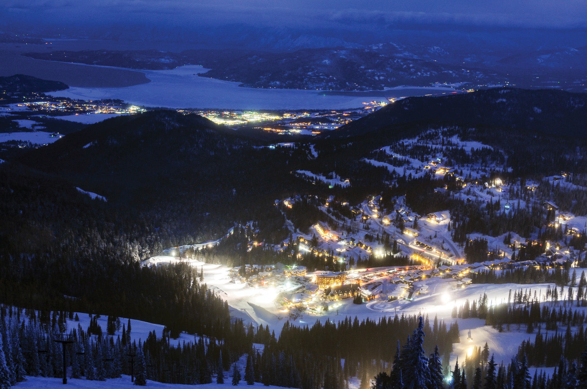 Schweitzer at night
