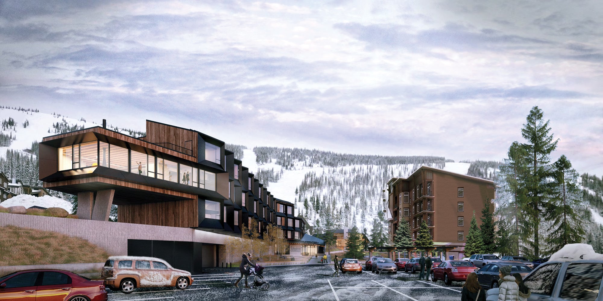 Slopeside development at Schweitzer