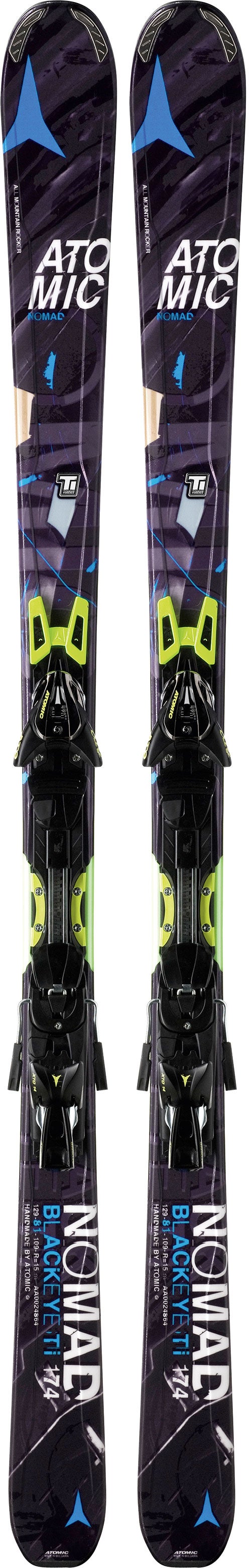 ATOMIC BLACKEYE TI 174 × X TO 12 Atomic Blackeye Ti Skis + XTO 12 Bindings 2012 | evo Canada