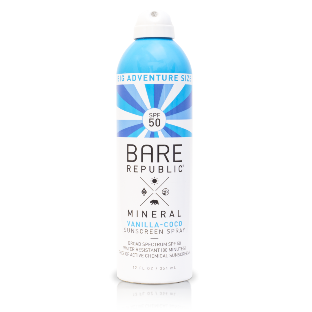 Bare Republic Mineral SPF 50 Sport Vanilla-Coco Sunscreen Spray