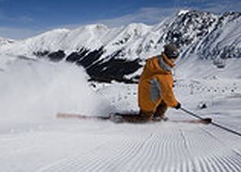 $200 | length: 180 or 200 cm | dakine.com Zip this bag apart into two units, pack skis and poles in one and clothes in the other, and zip them…