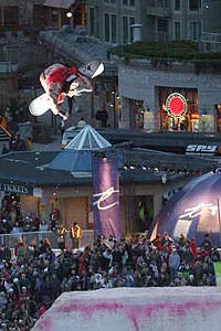 Approaching backside of peak above Chilean base 