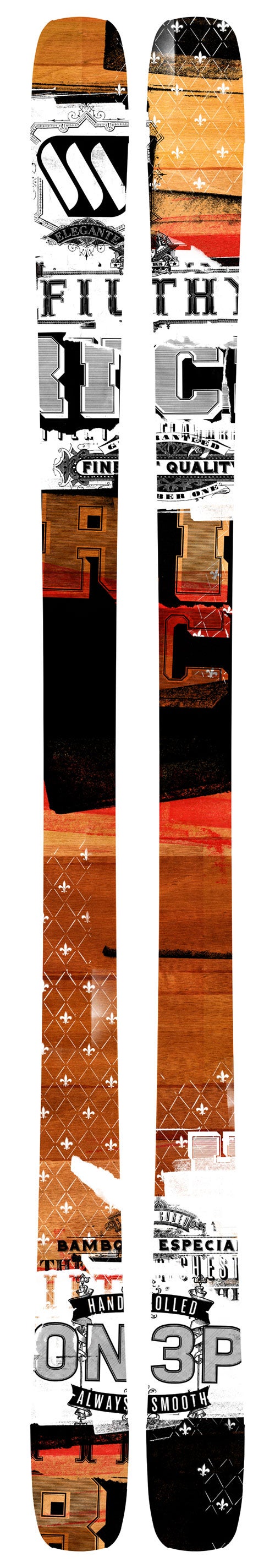 スキー ON3P filthy rich スキー ON3P filthy rich ON3P Filthy Rich Skis 2013 | evo