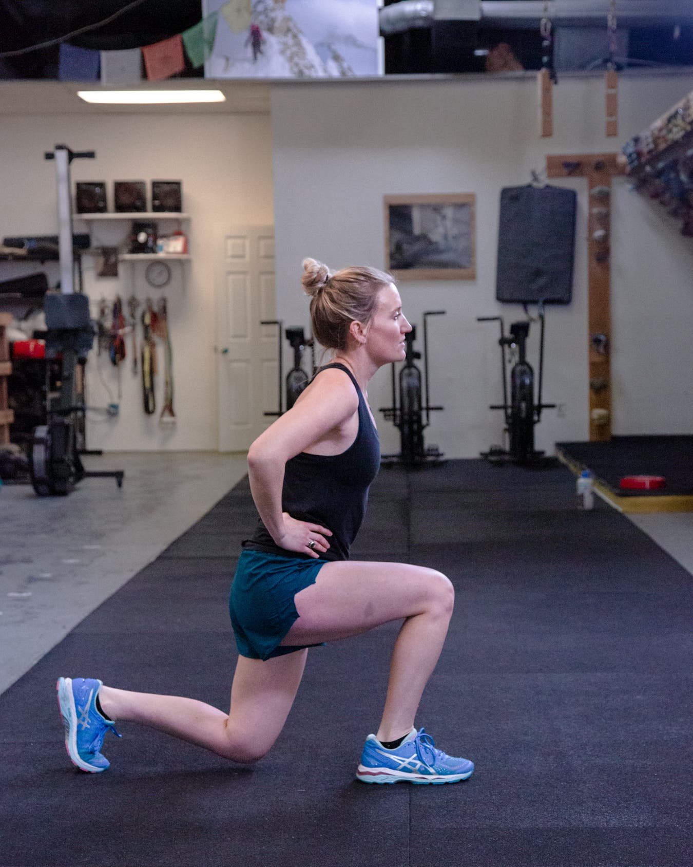 Plyometric move for skiers: jumping lunges