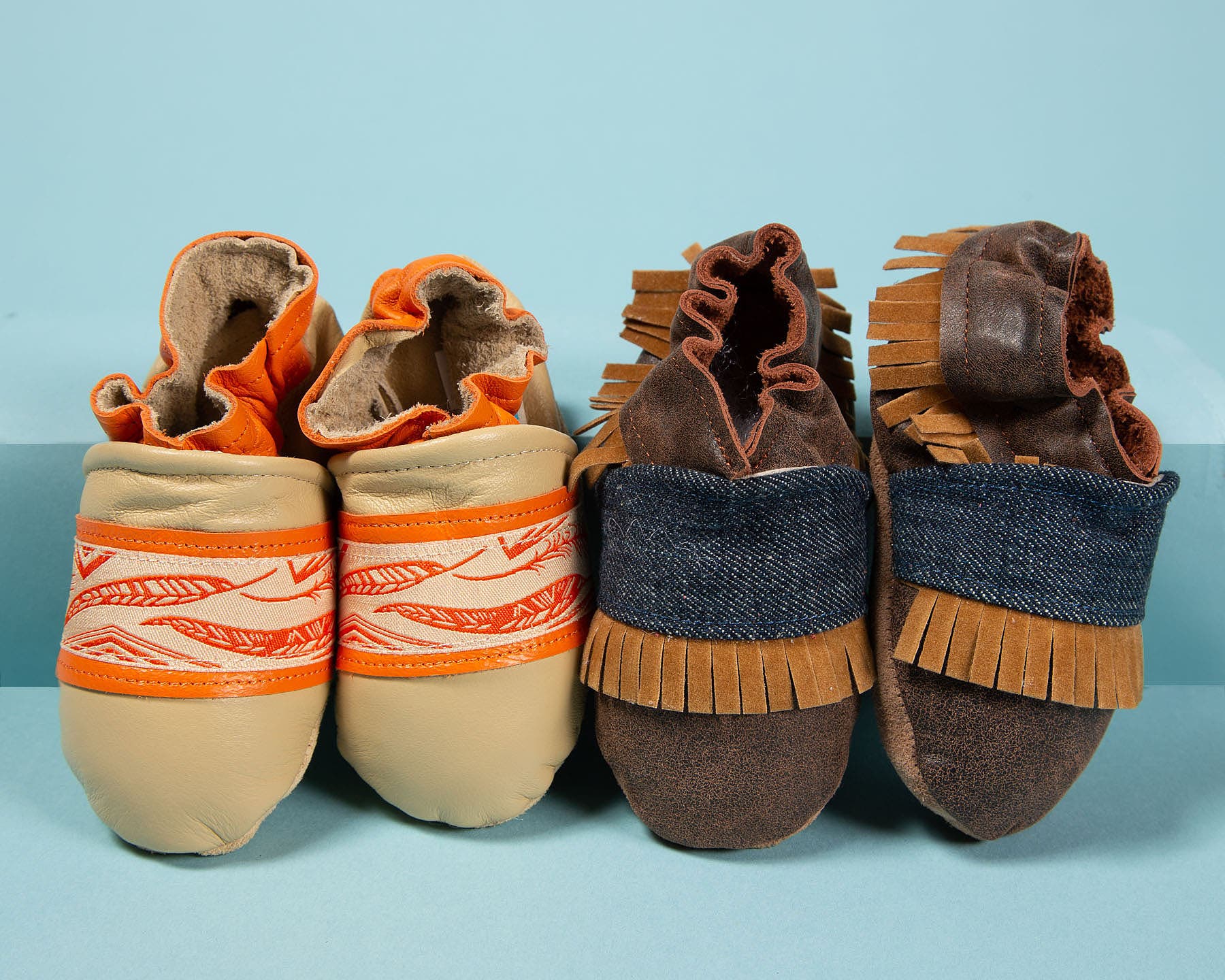 Ski-WesternStyle-CadeCo-byKeriBascetta Cade&Co. Leather Baby Booties