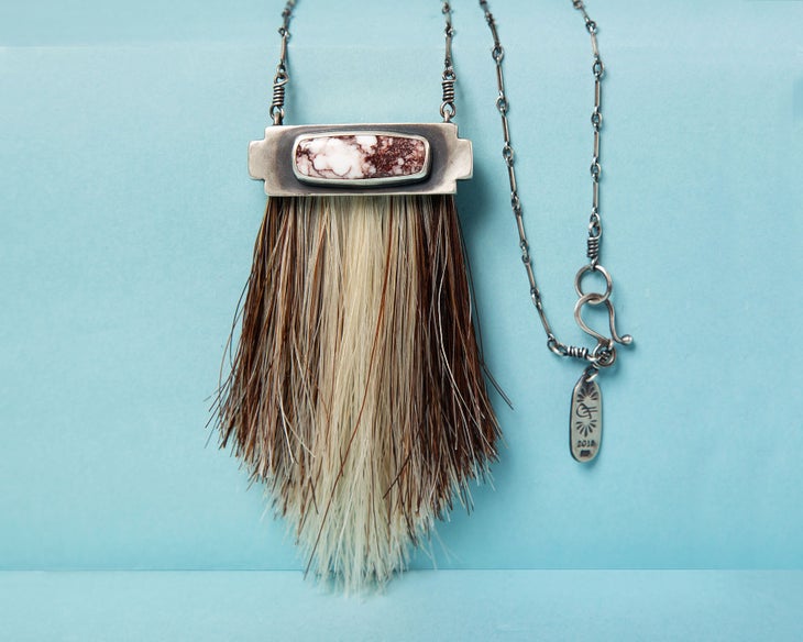 Ski-WesternStyle-ClementineSageWindSongNecklace-byKeriBascetta Clementine and Sage Wind Song Necklace