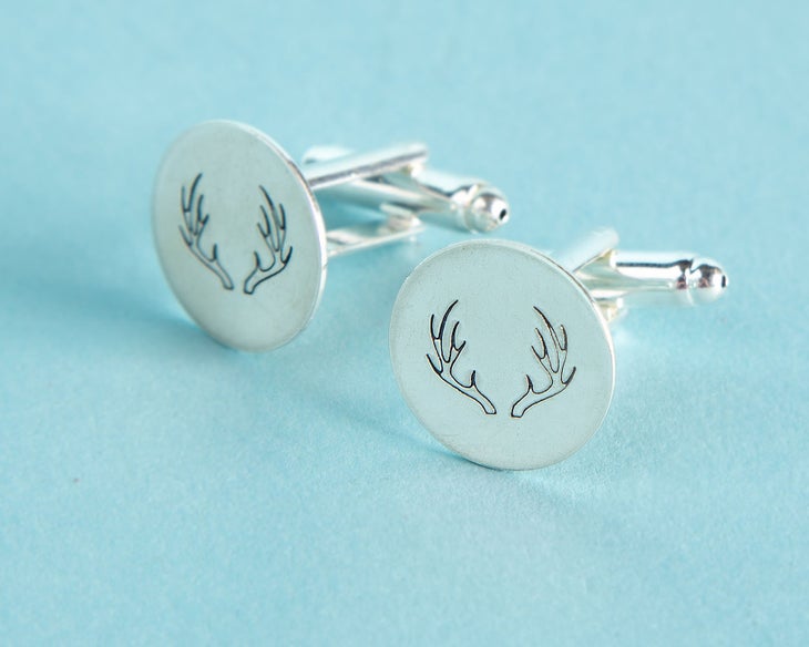 Ski-WesternStyle-MADEAntlerCufflinks-byKeriBascetta MADE Antler Cufflinks