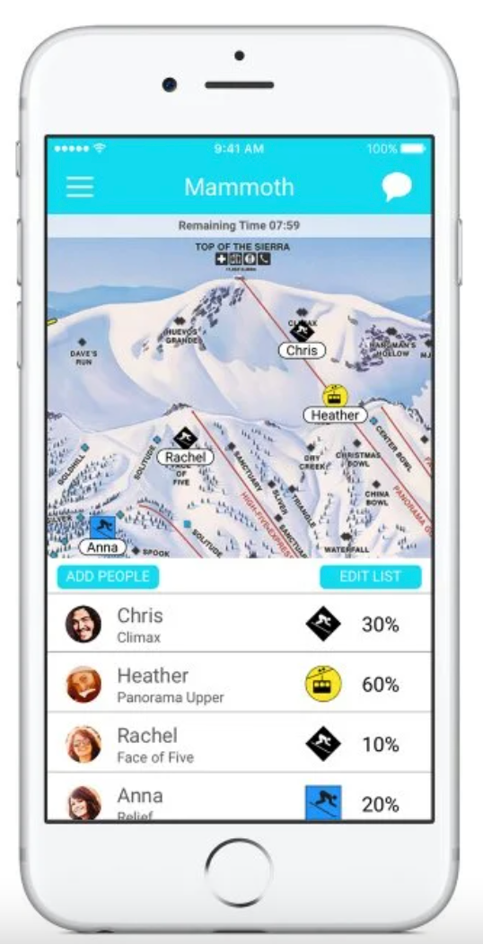 Wear os cheap ski app