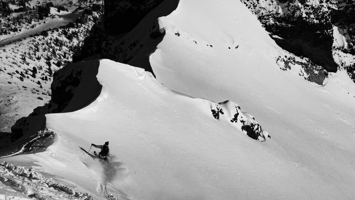 Mallory Duncan skiing the Three Sisters Wilderness
