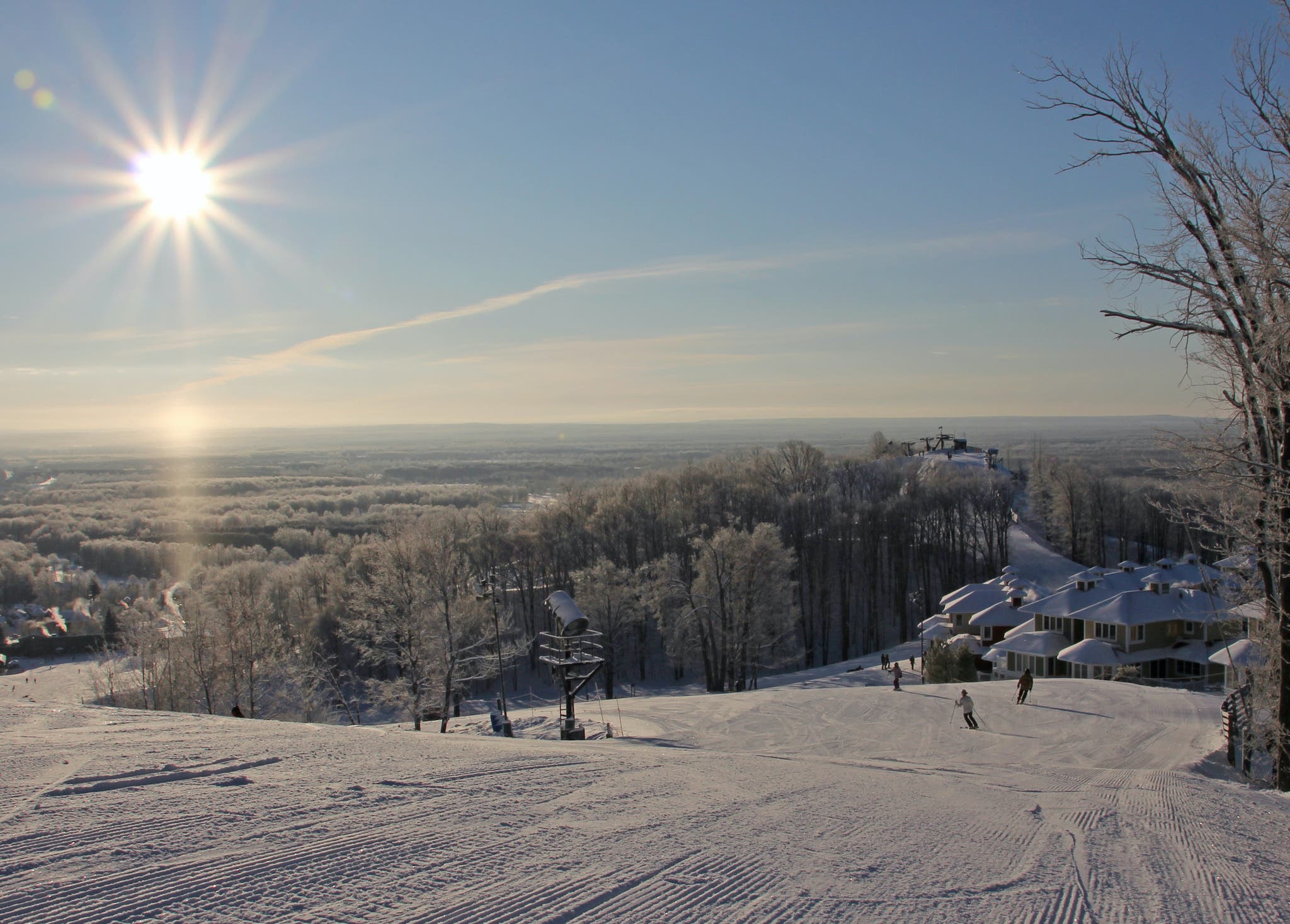 Crystal Mountain Resort covered in snow