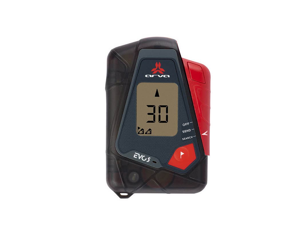 The Arva EVO5 Avalanche Tranceiver
