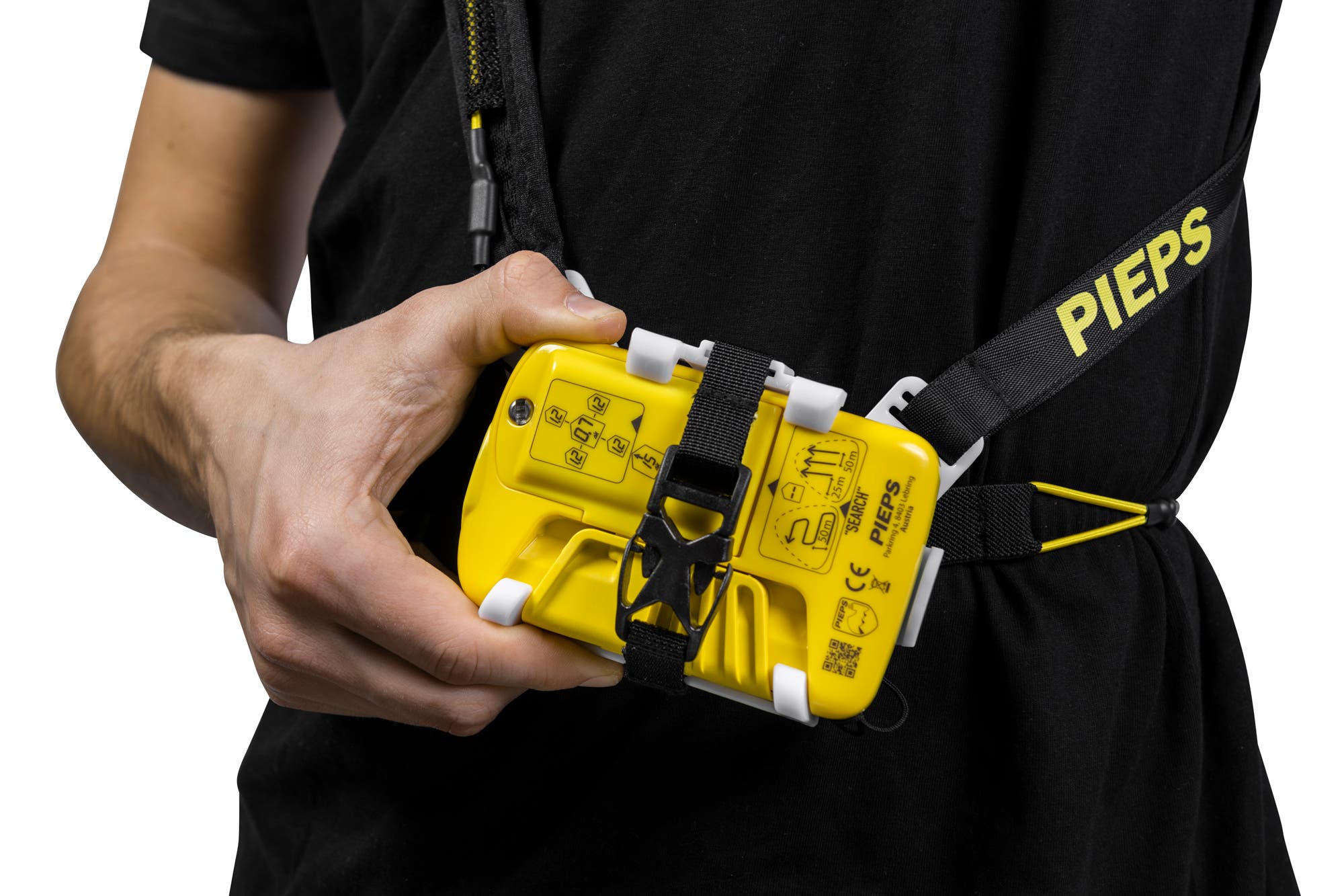 Pieps DSP Pro transceiver in a hard case.