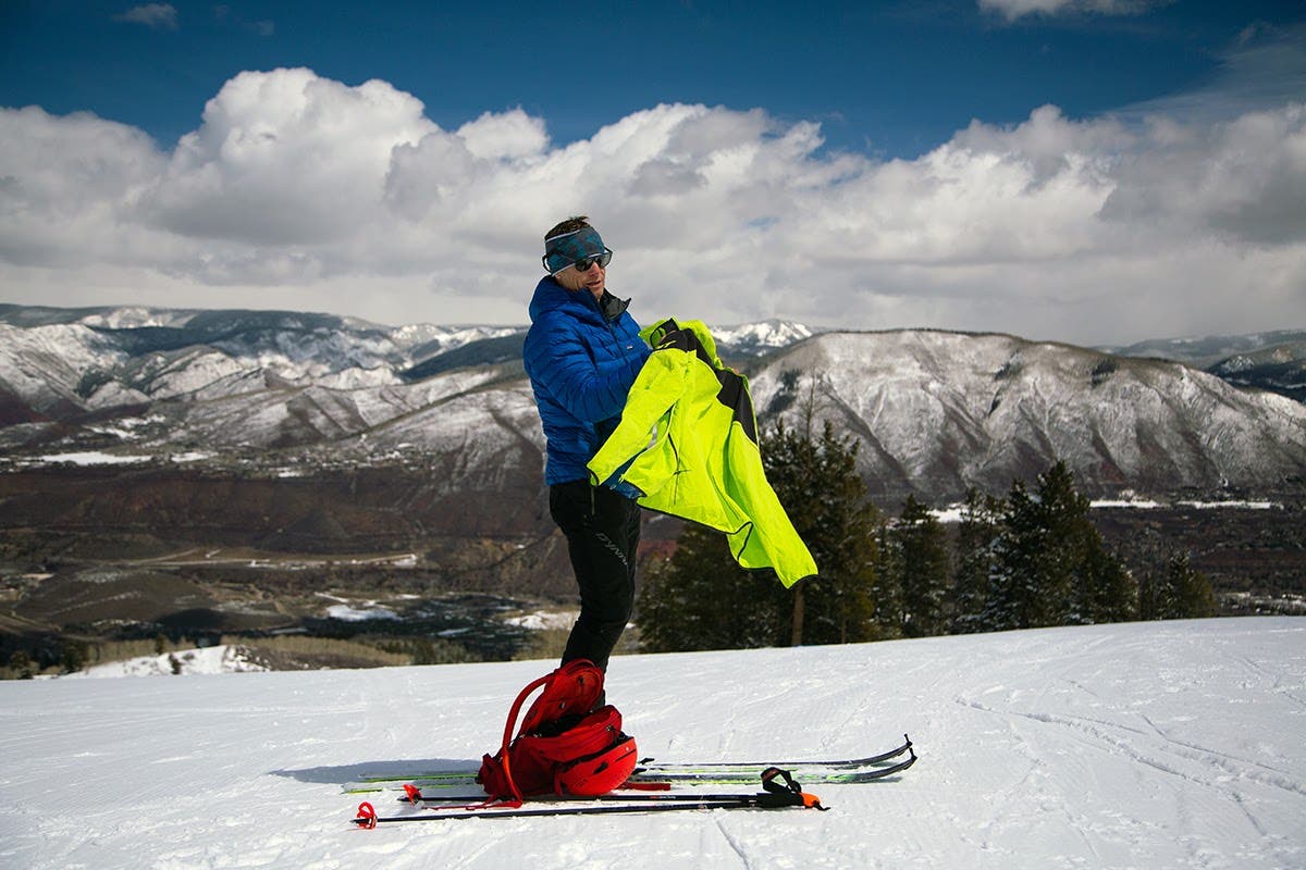 Ski touring transition