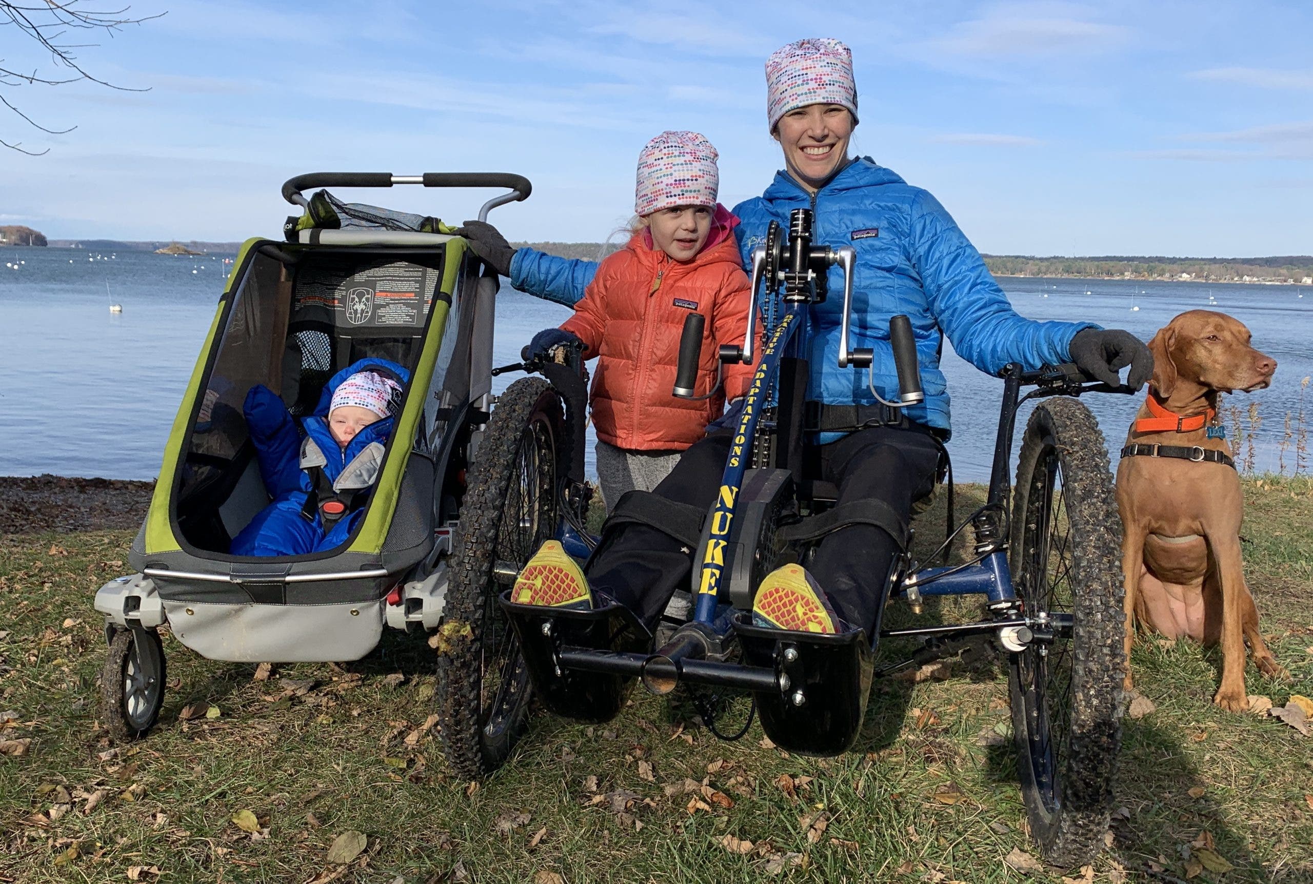 Kelly Brush and family