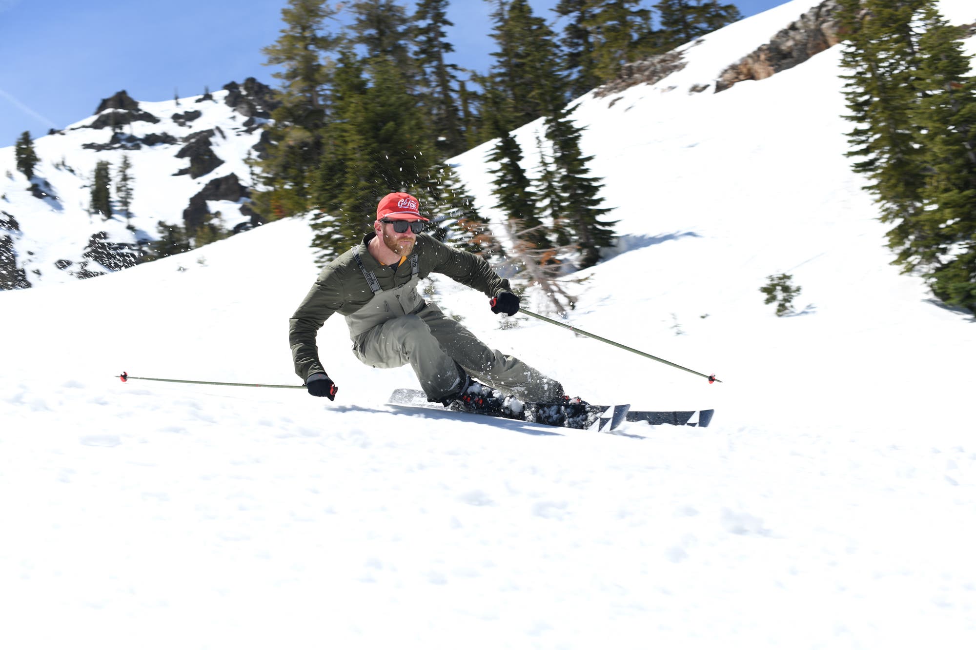 Kyle Smaine testing Fischer prototypes