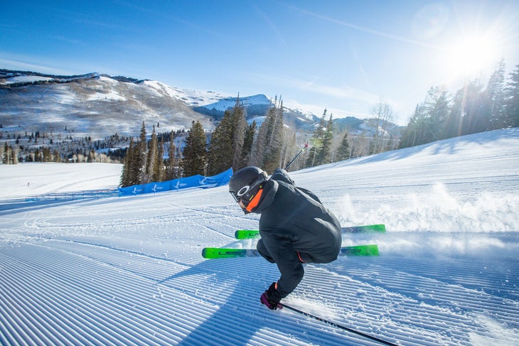 carving on groomer