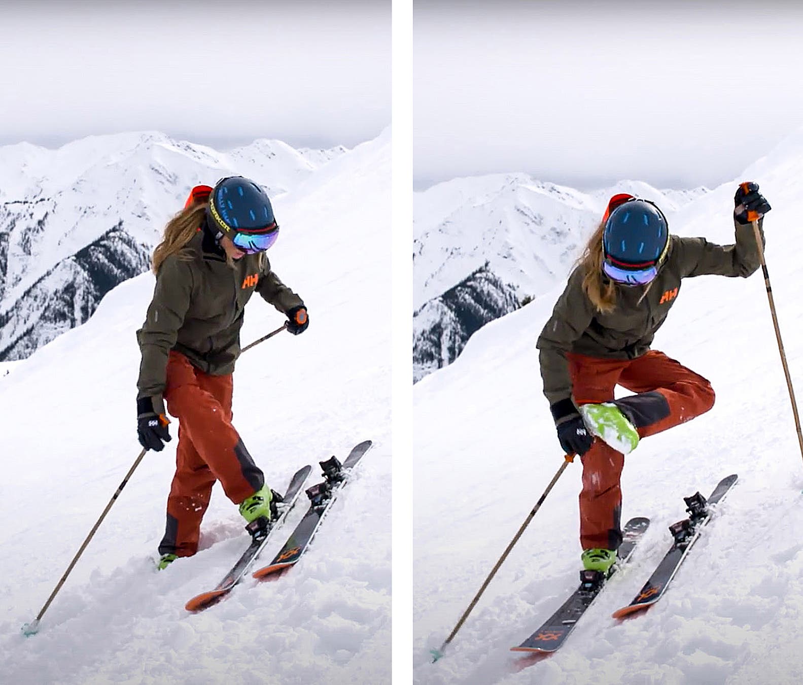 recovery on steep terrain