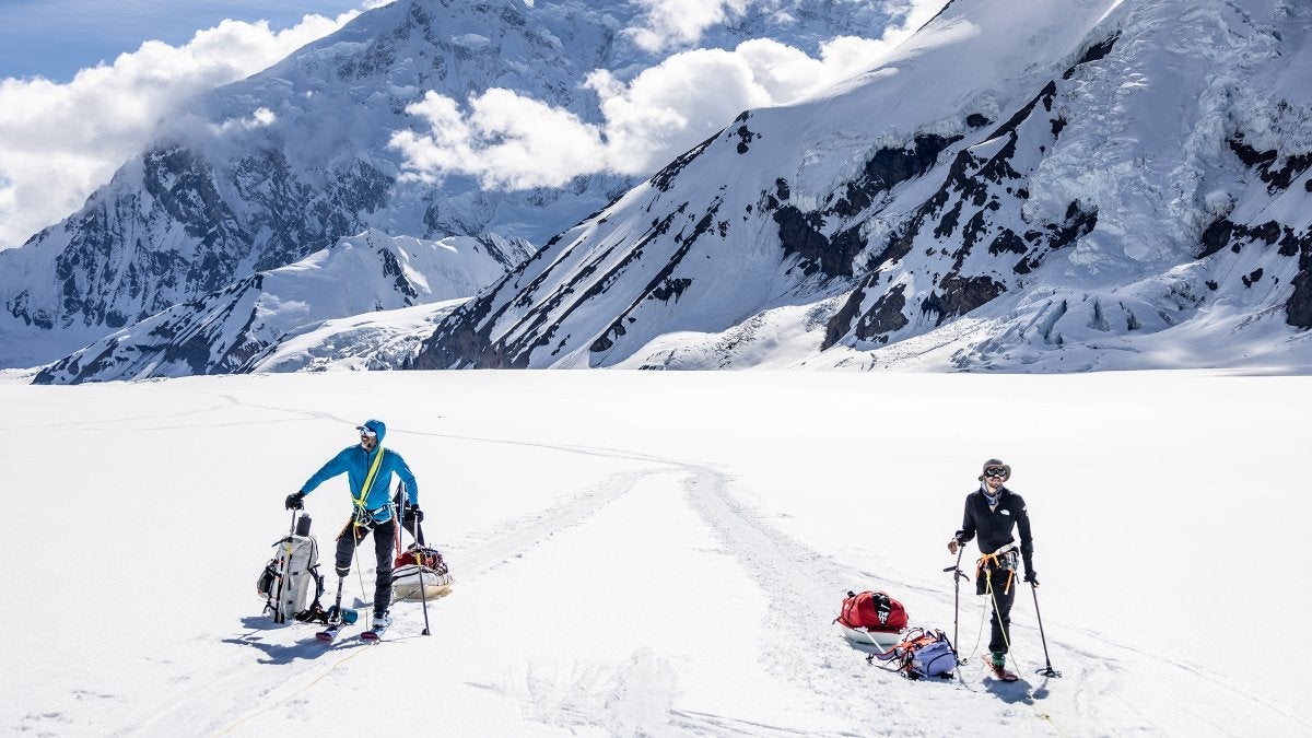 disabled skiers on Denali