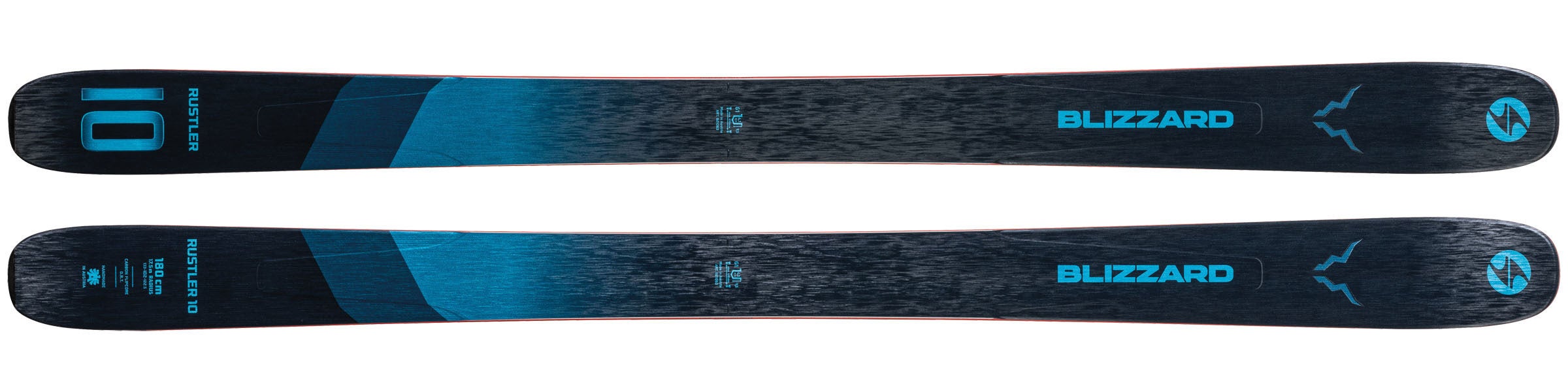Blizzard Rustler 10 - 2022 Men's All-Mountain Wide Ski
