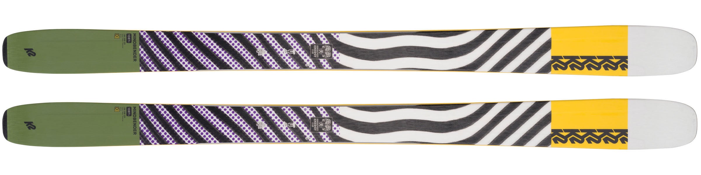 K2 Mindbender 108 Ti Skis (Ski Only) 2023 - Philbrick's Ski