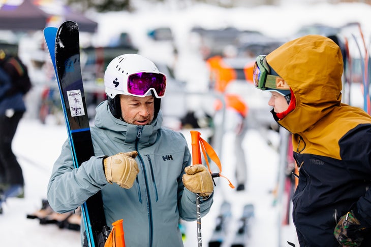 Ski tester Matt Schiller