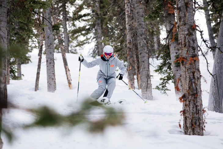 Ski tester Avery Pese at SKI Test
