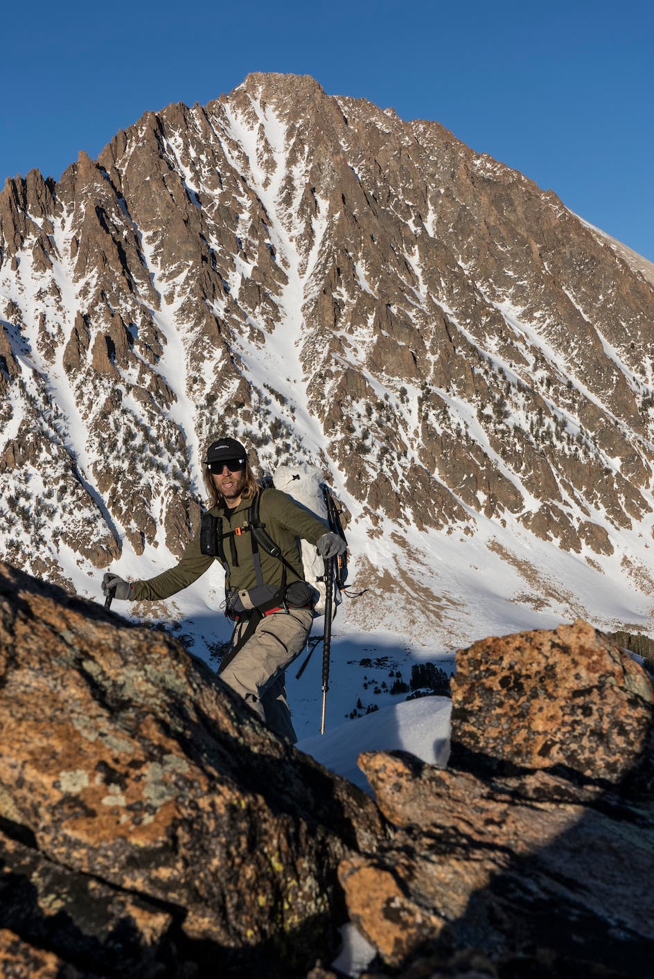 Cody Townsend on Castle Peak, Idaho