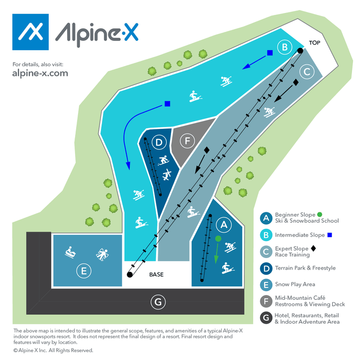 Fairfax Peak trail map
