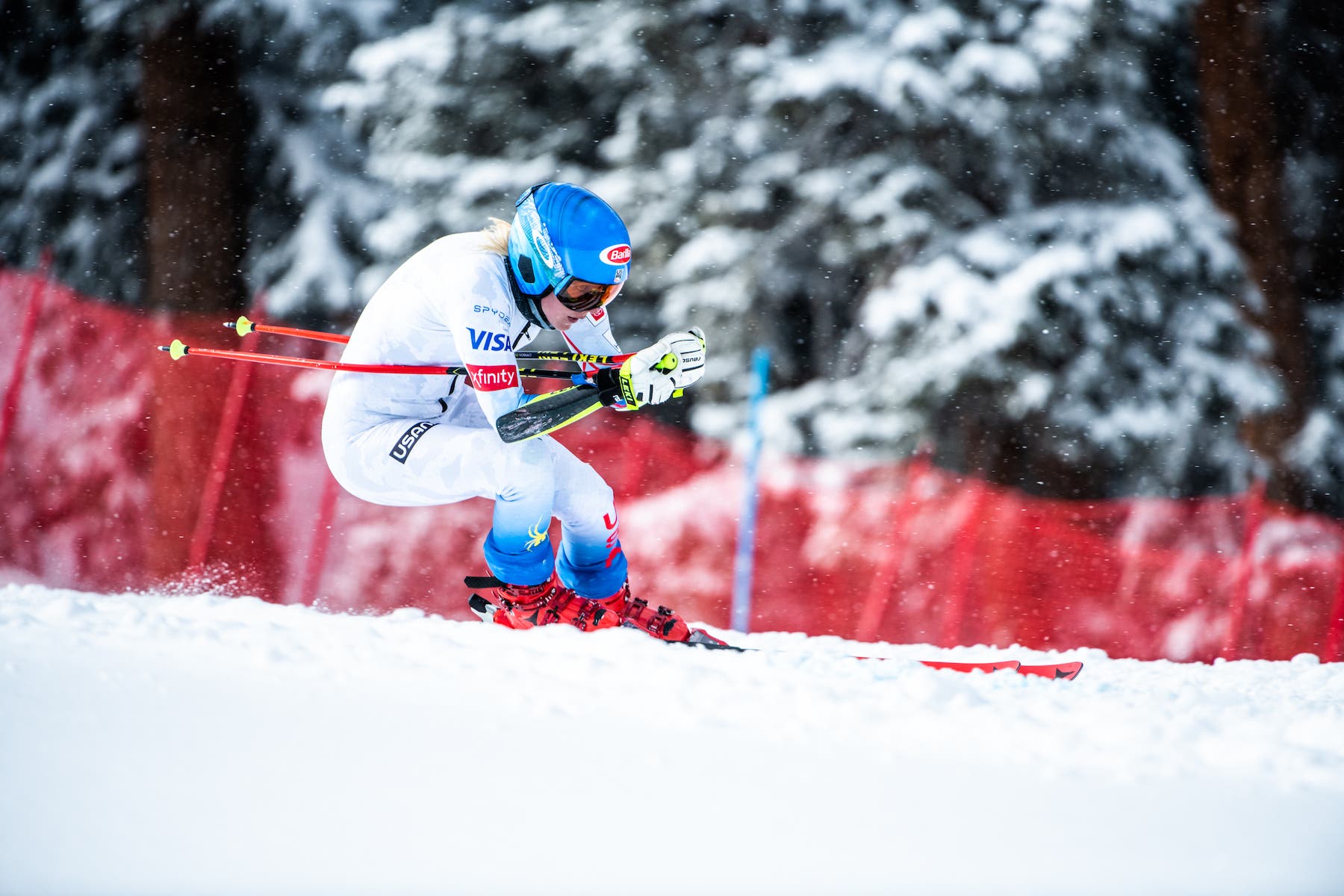 Mikaela Shiffrin, speed training at Copper Mountain