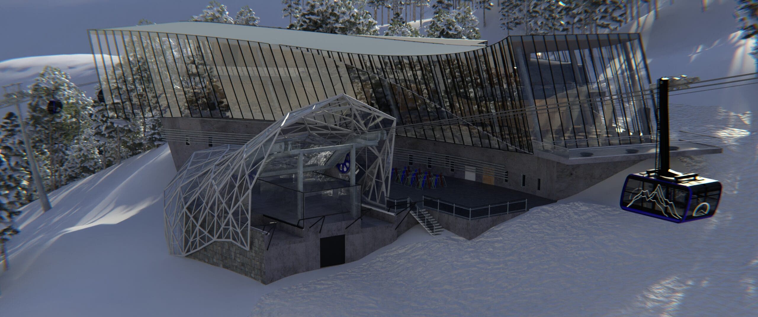 Big Sky Tram bottom terminal