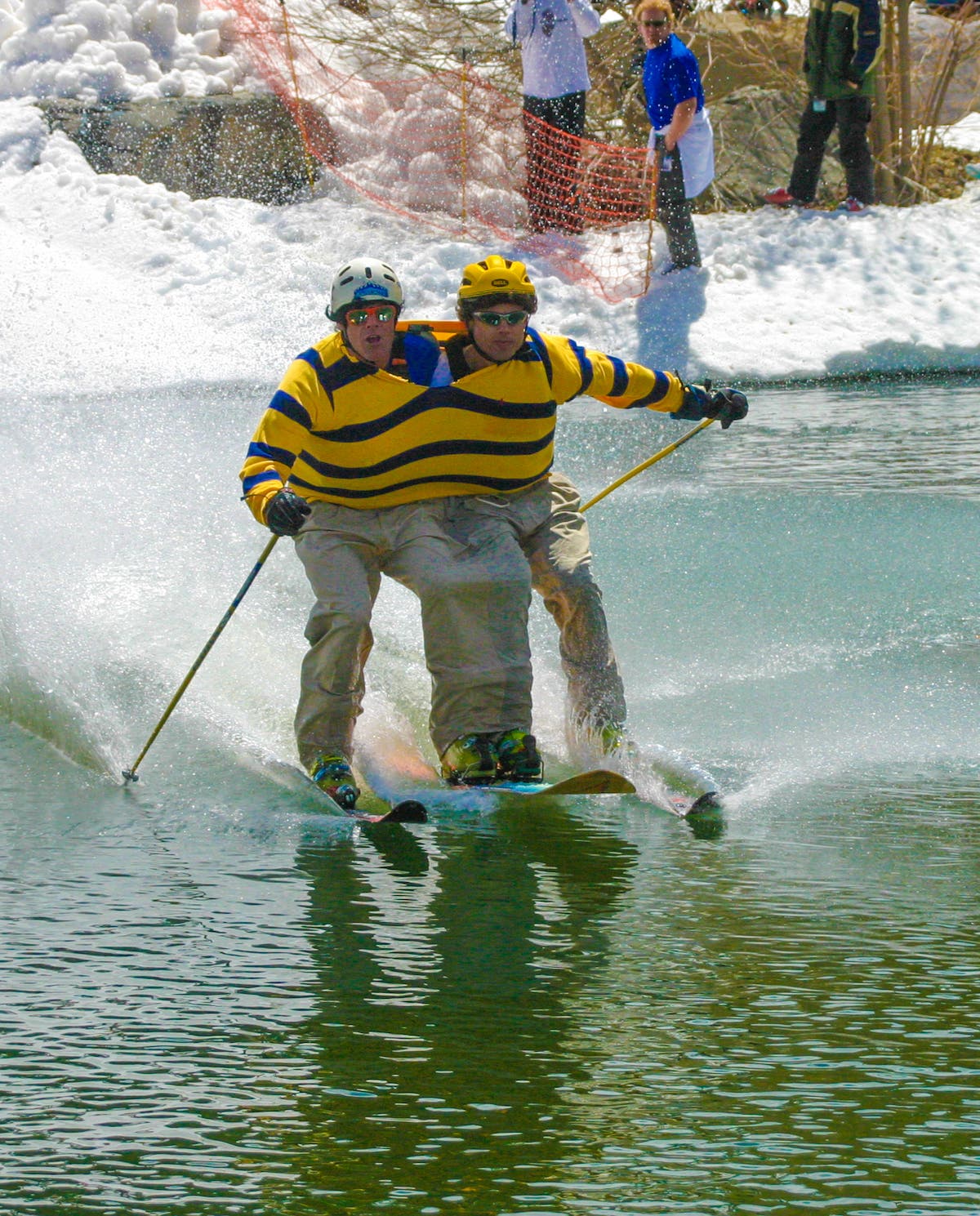 Palisades Tahoe Cushing Crossing pond skim