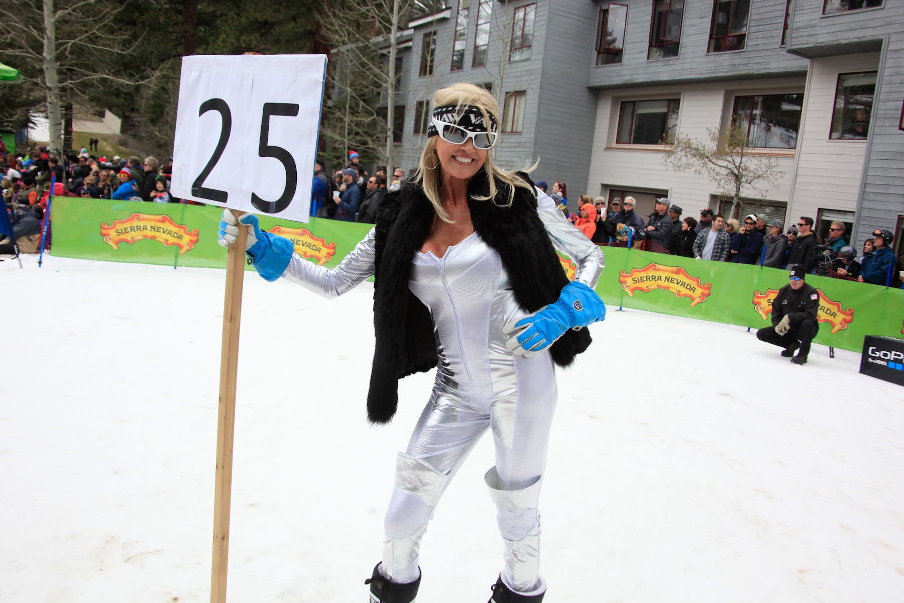Palisades Tahoe Cushing Crossing pond skim event