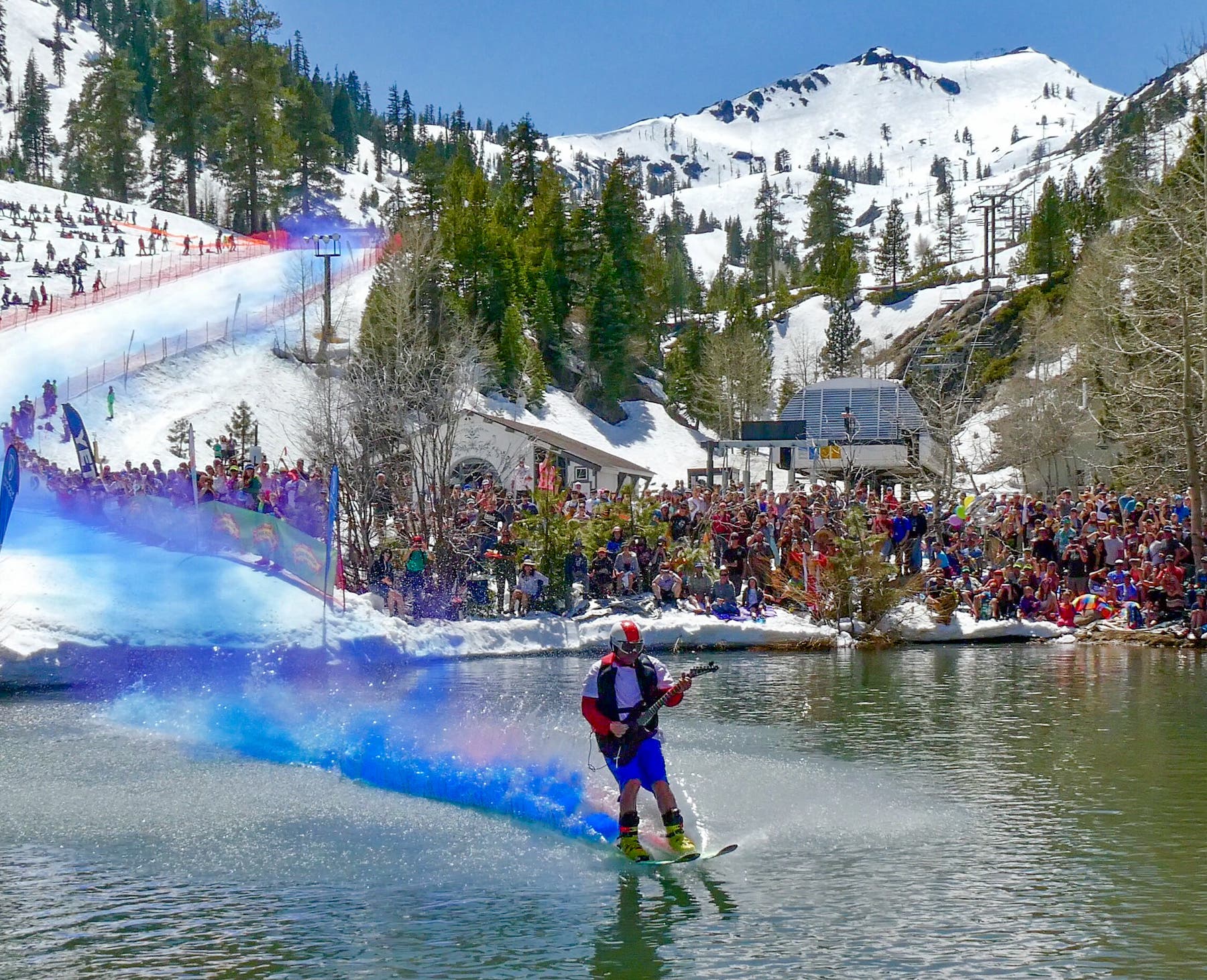 Cushing Crossing pond skim