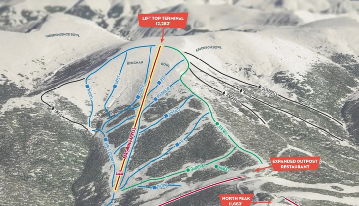 Keystone Trail Map  Keystone Ski Resort