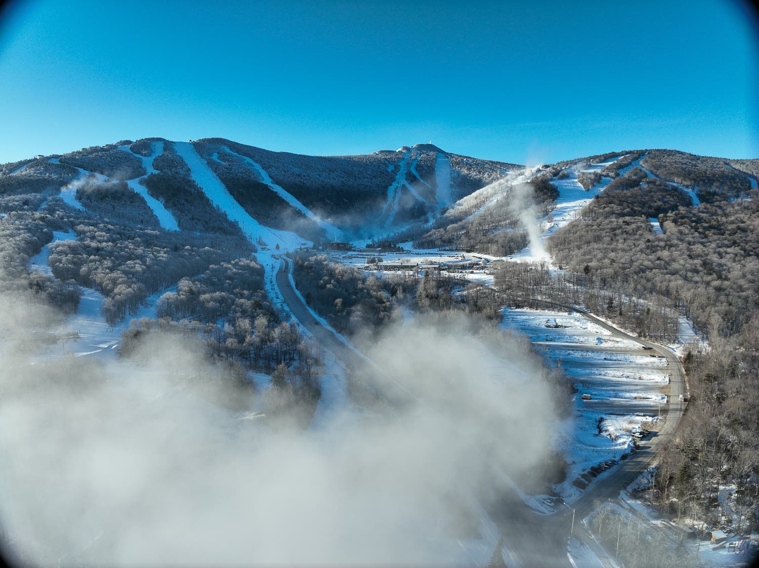 Killington Resort from a drone