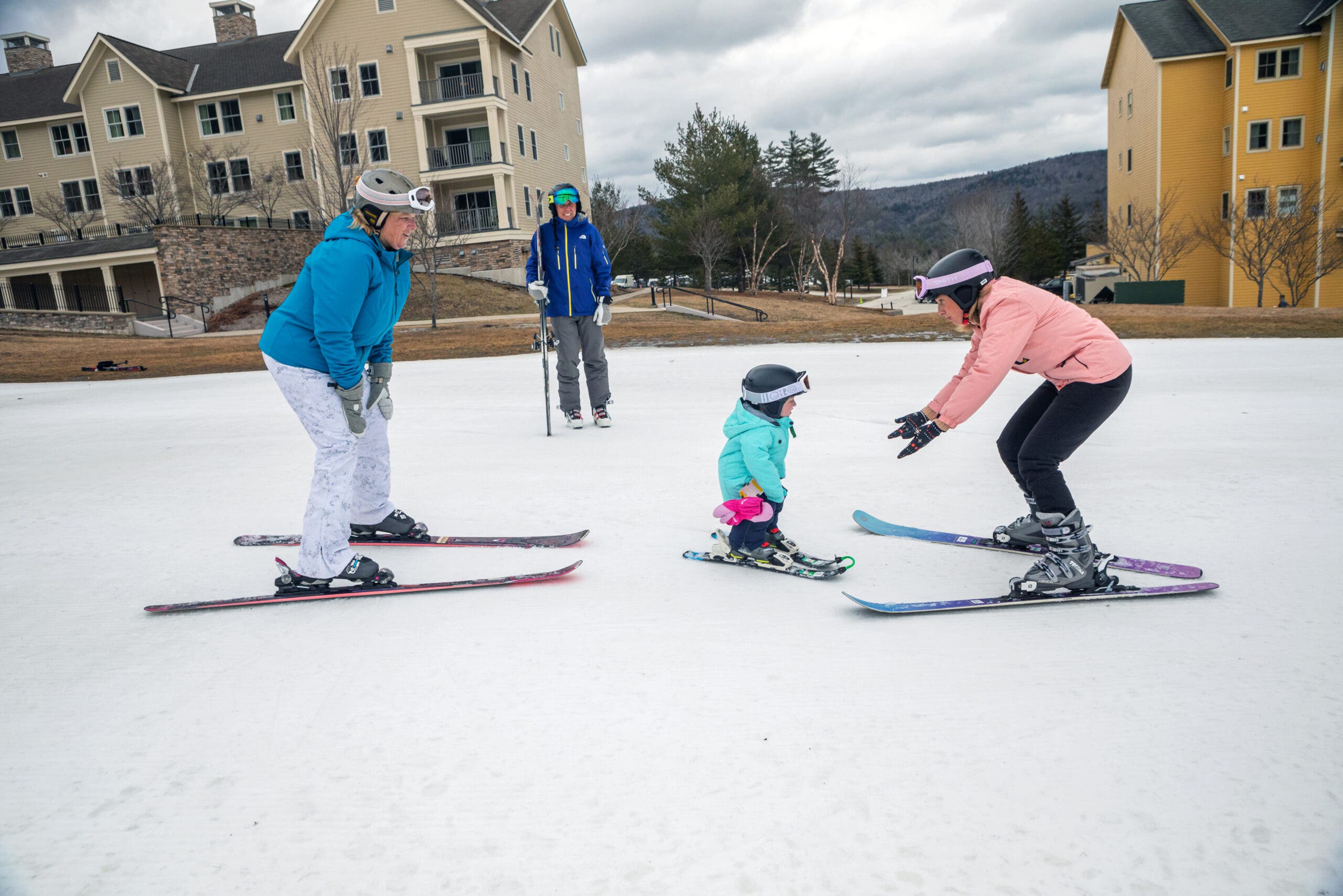 Okemo family skiing