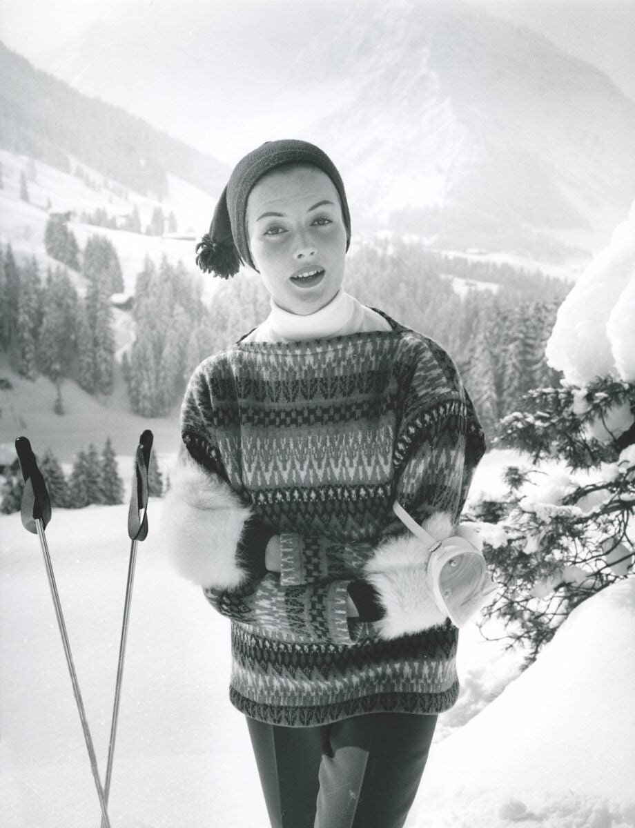 Vintage style 2025 ski sweaters