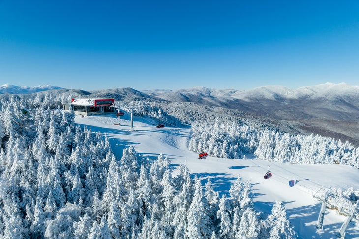 Birds eye view of Sunday River