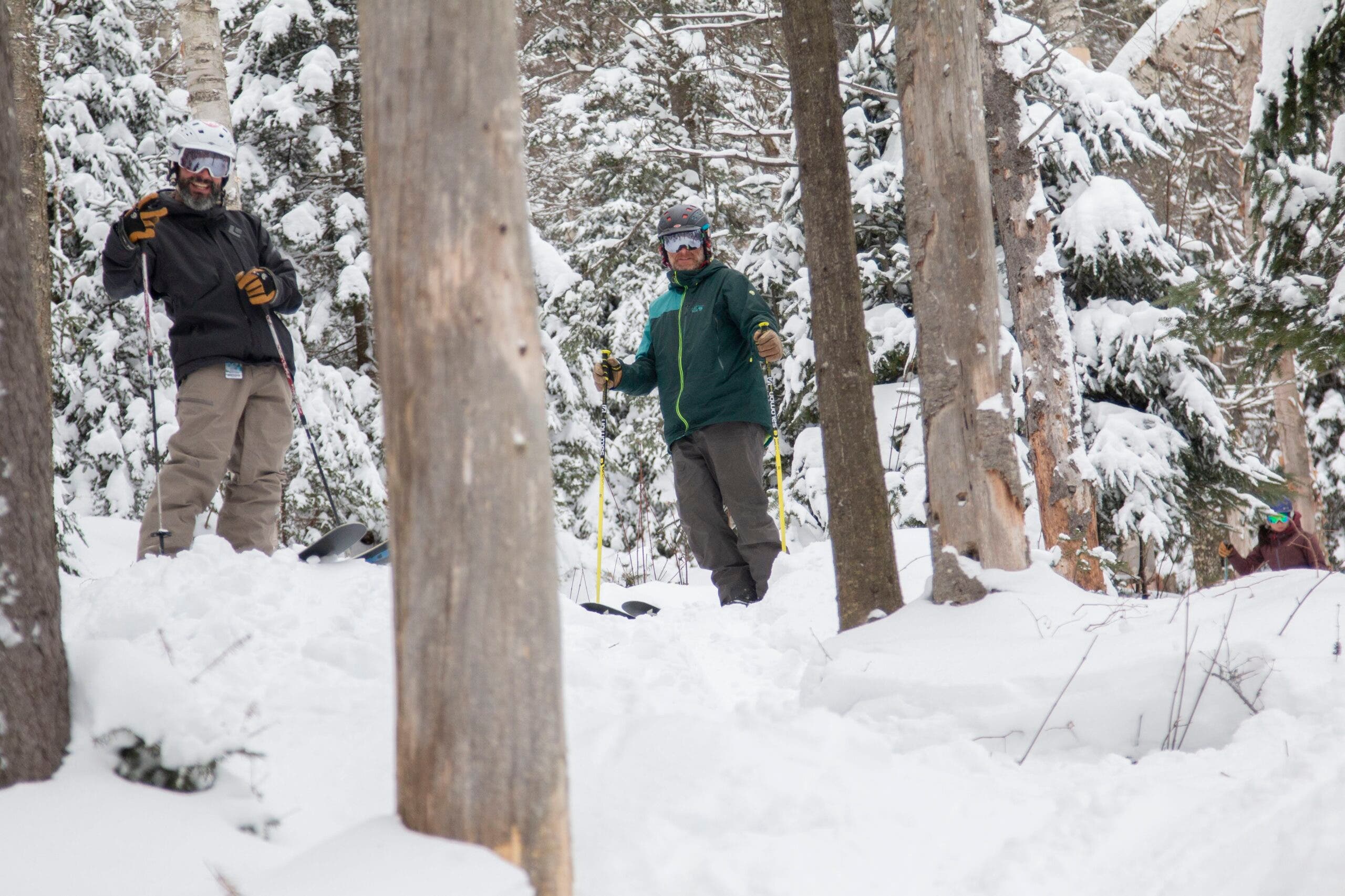 Glade skiing at Gore Mountain