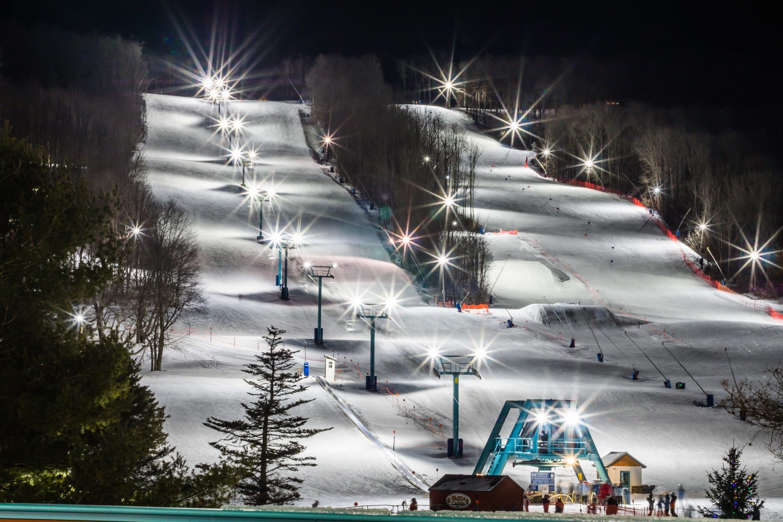 Nightskiing at Holiday Valley