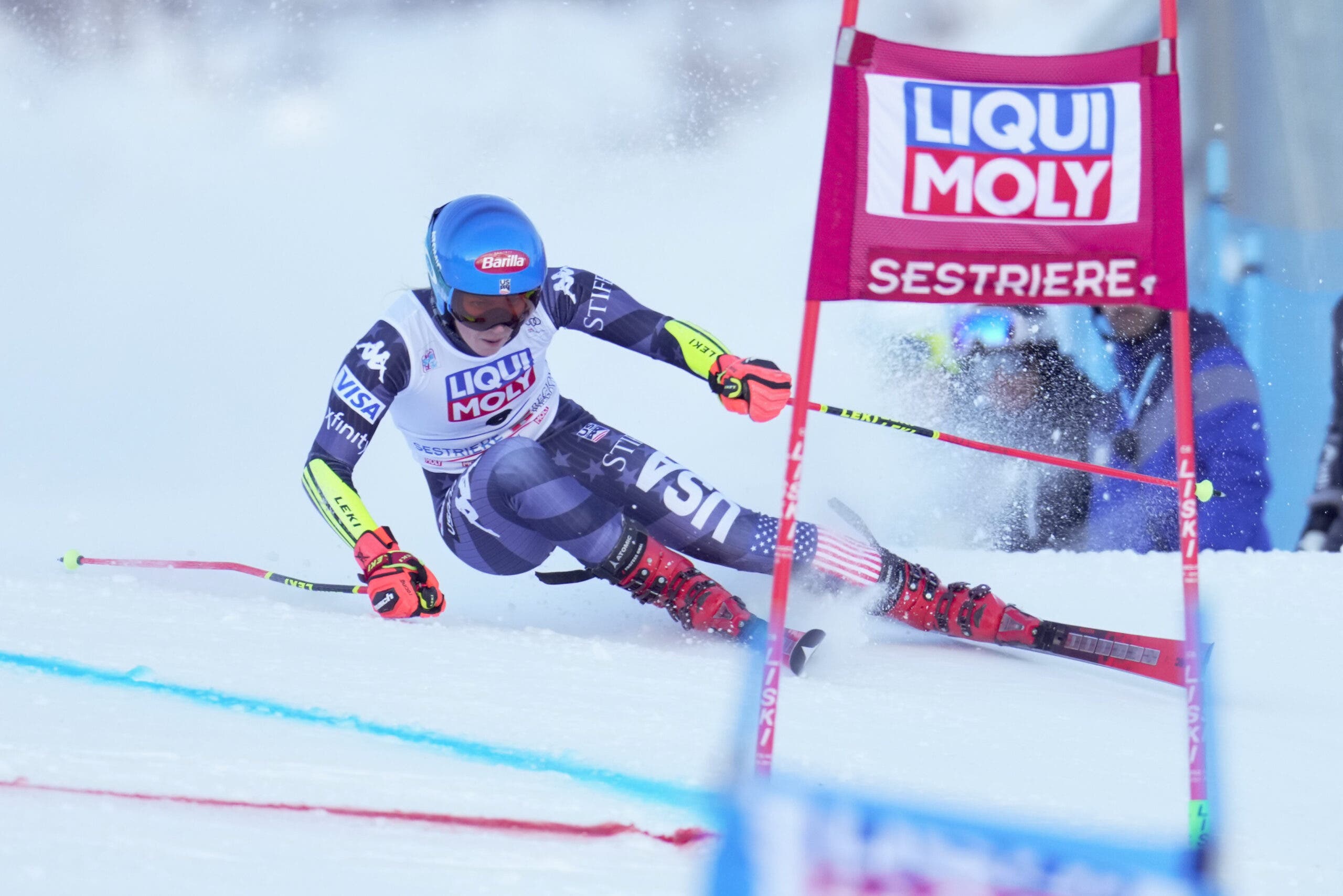 Mikaela Shiffrin Sestiere giant slalom