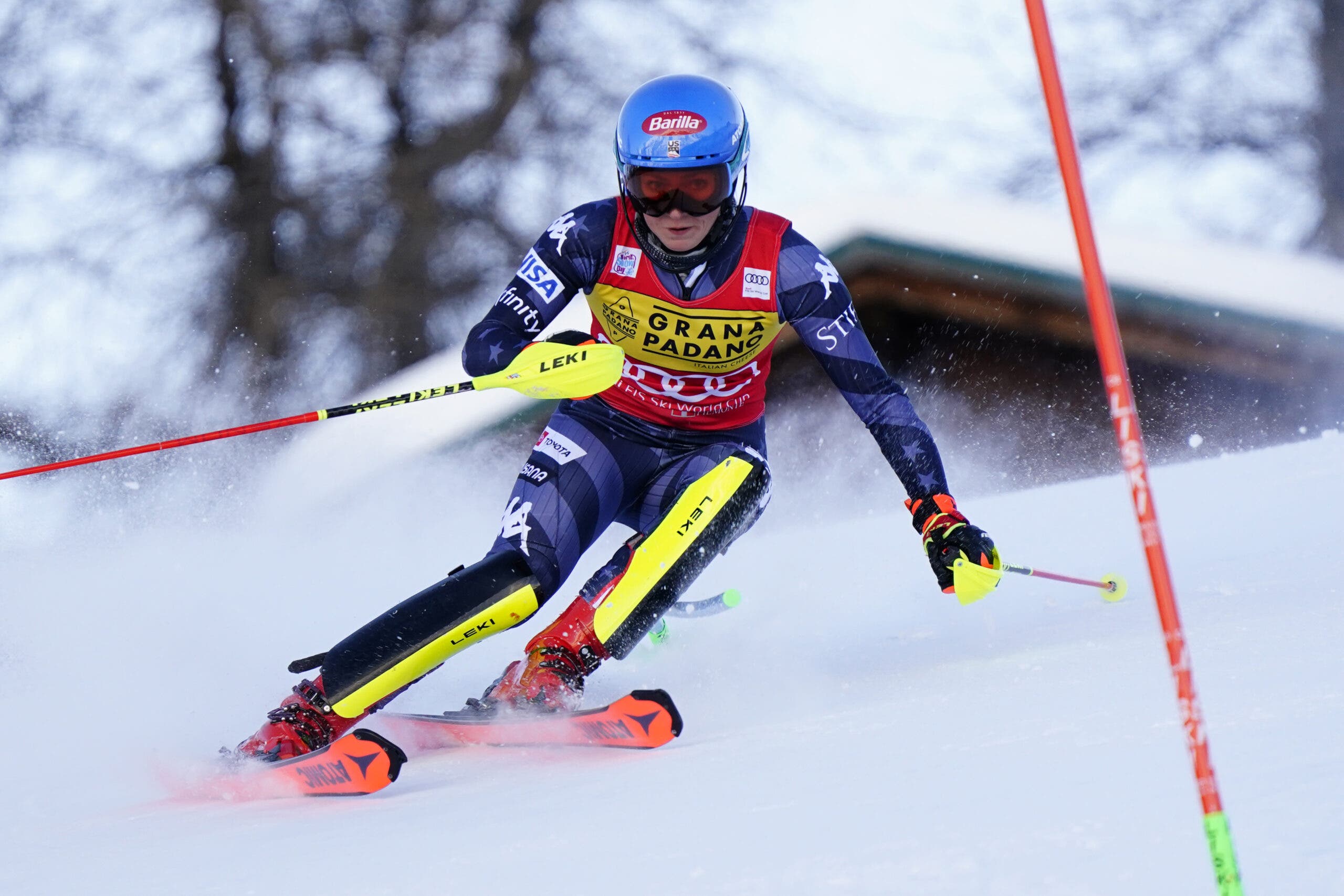 Mikaela Shiffrin slalom Sestriere