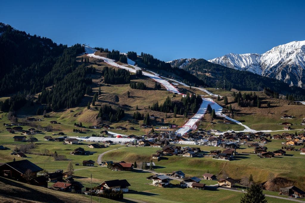 Adelboden Switzerland ski area 2023