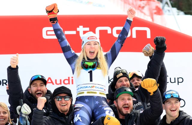 Mikaela Shiffrin Ties Lindsey Vonn’s World Cup Record With Her 82nd Victory in Slovenia