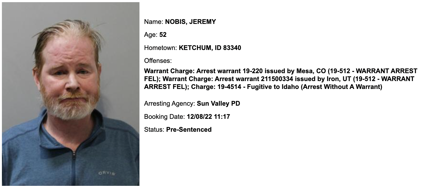 Jeremy Nobis mug shot